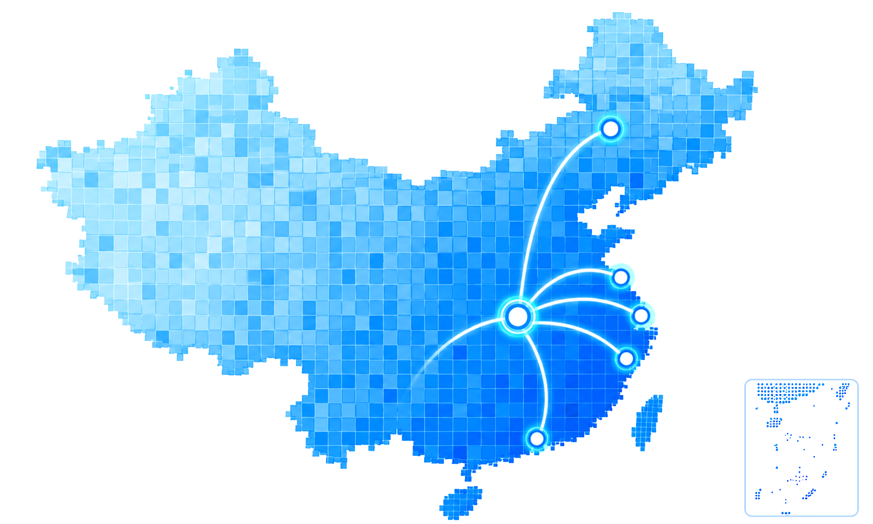服务网络地图